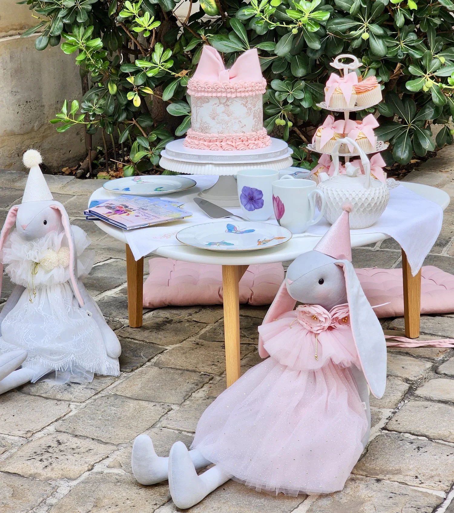  Parisian handmade bunnies tea party  Paris boutique - unique handmade gifts for little girls 