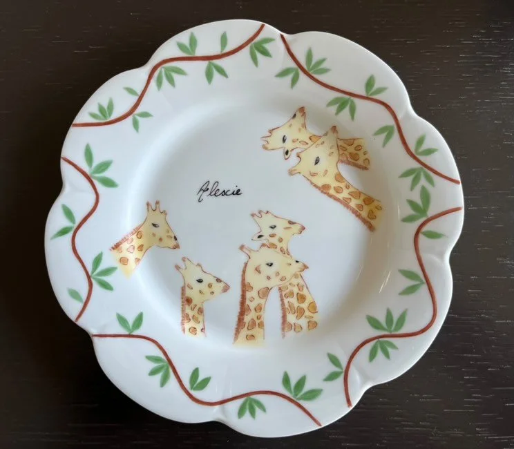  Paris boutique selection of personalised porcelain gifts for children 