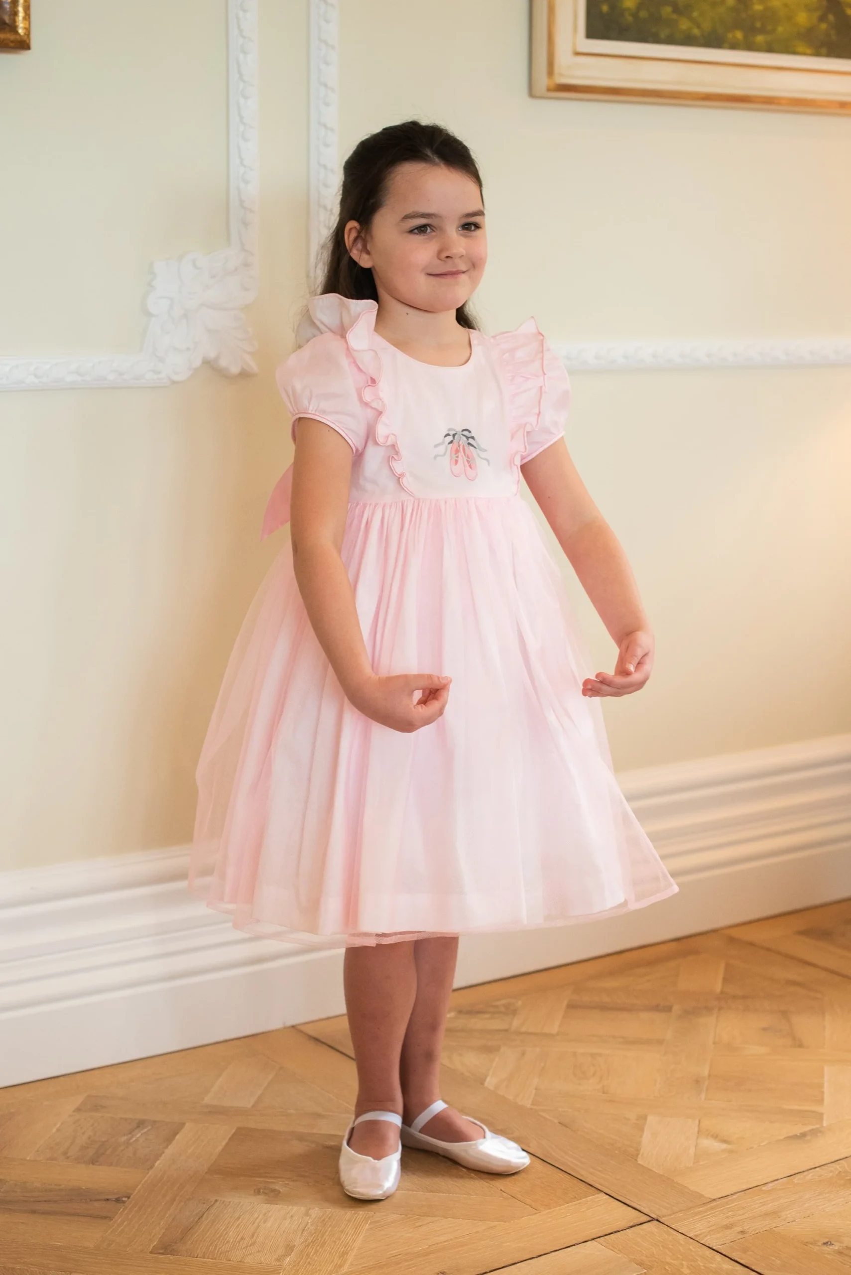  Parisian children’s boutique ballerina dress for little girls - traditional French style for kids 