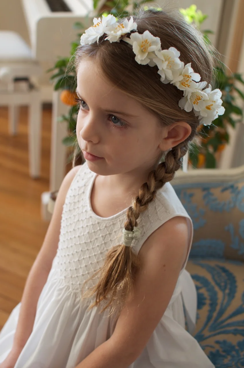 White ceremony Jardin dress