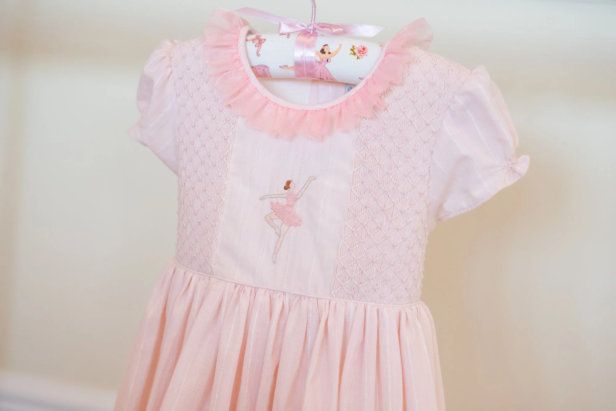  Parisian children’s boutique ballerina smocked dress for little girls - traditional French style for kids 