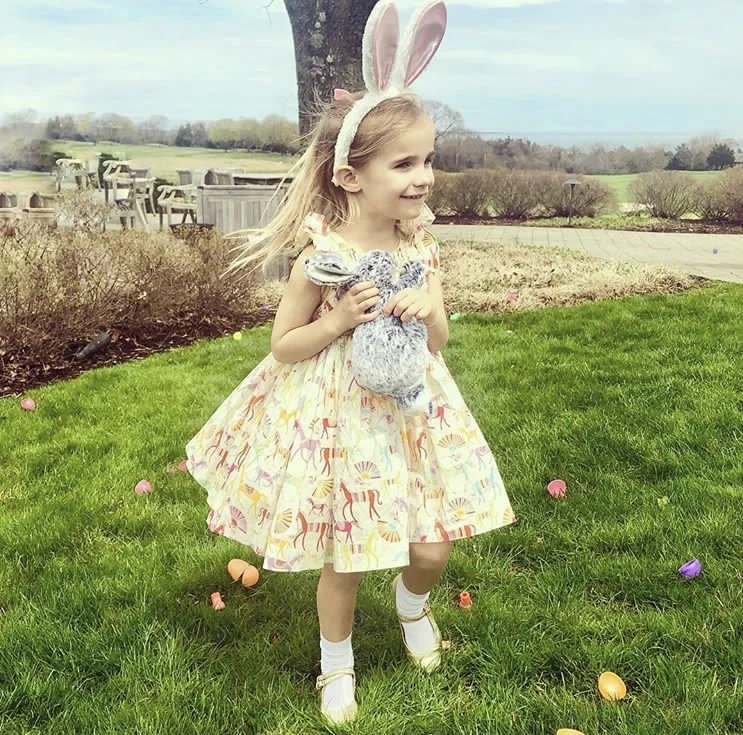 Handmade  liberty smocked dress - children's boutique Paris
