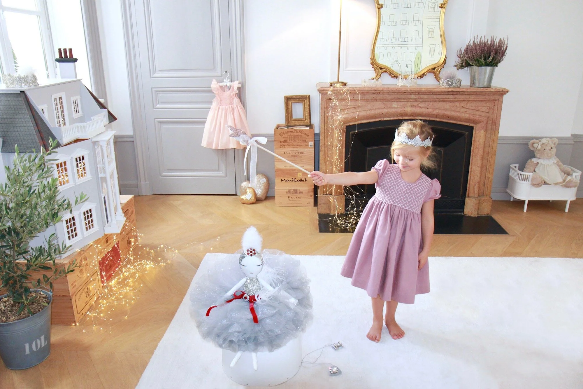 Handmade smocked dress - Parisian boutique for children!