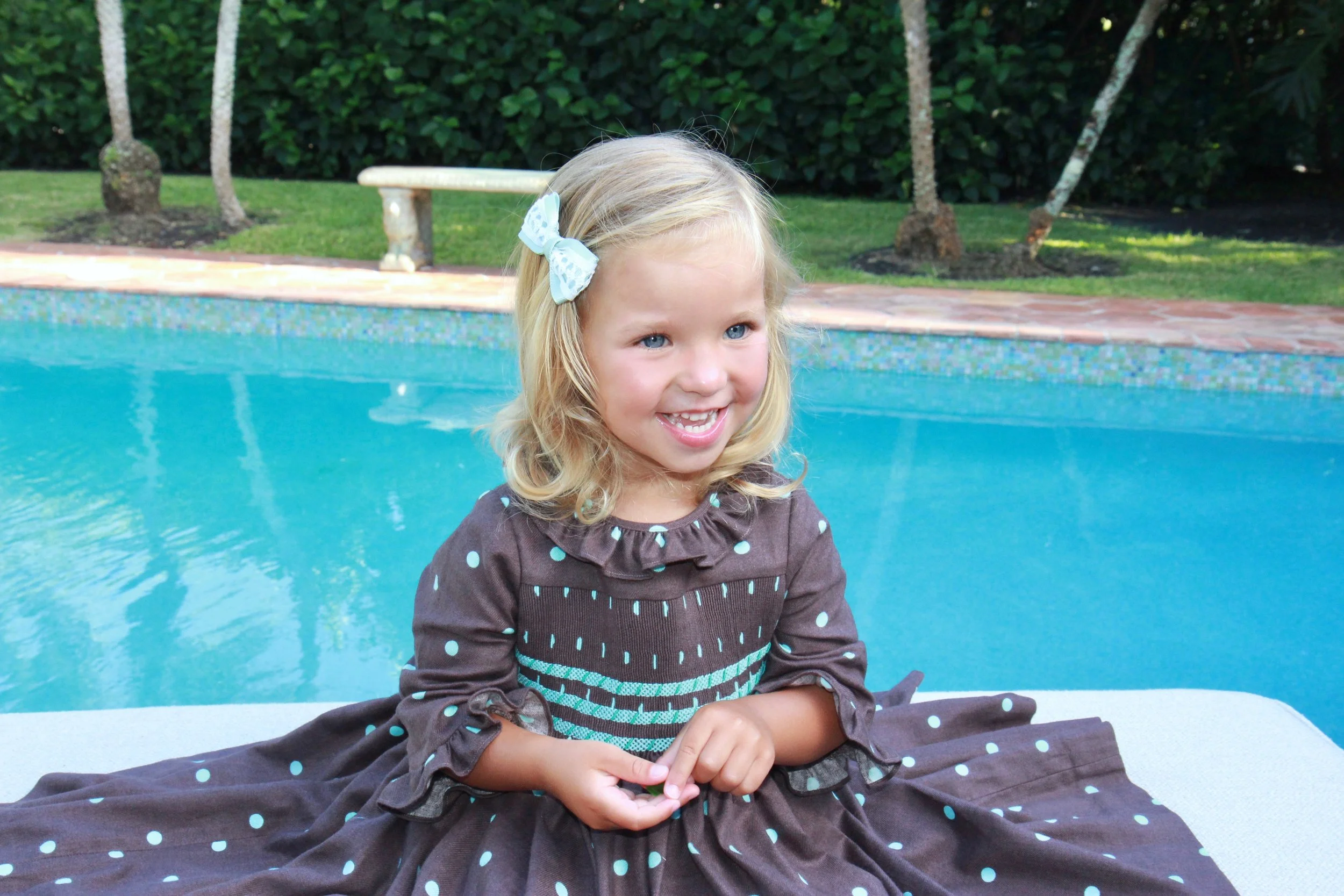 Handmade smocked dress - kids - Paris boutique