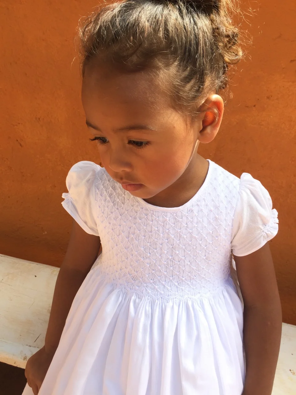 White ceremony Preppy dress