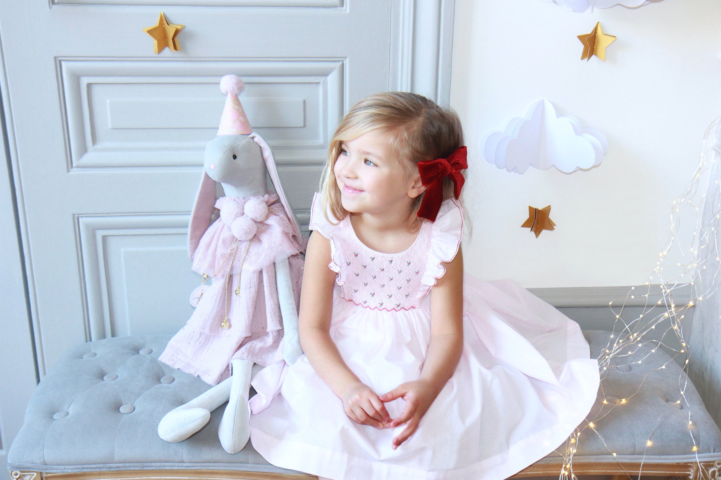 L'Ile aux Fées handmade bunnies for children beautiful high quality soft toys for babies and children