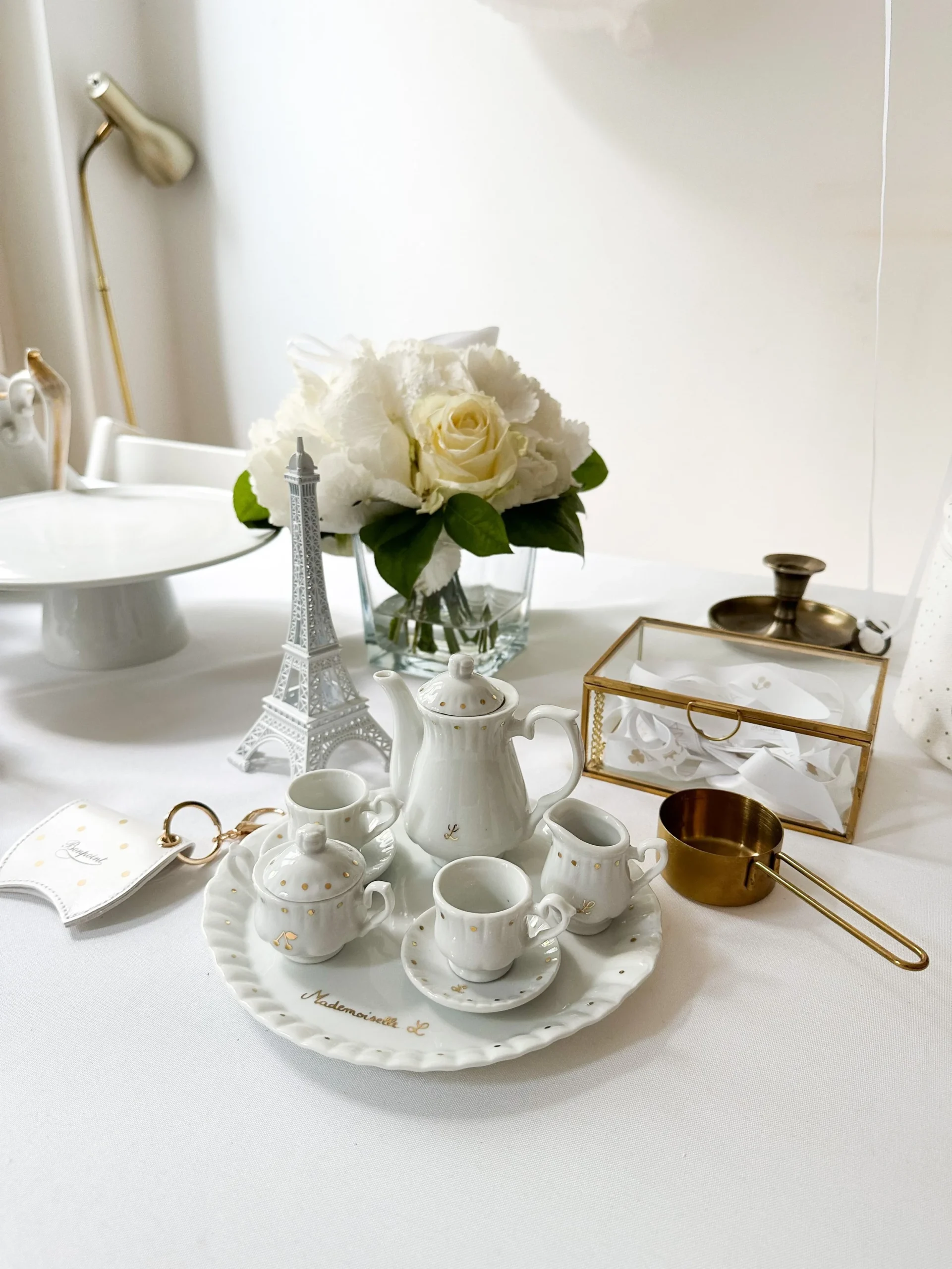  Parisian handmade tea set for children  Paris boutique - unique handmade gifts for little girls 