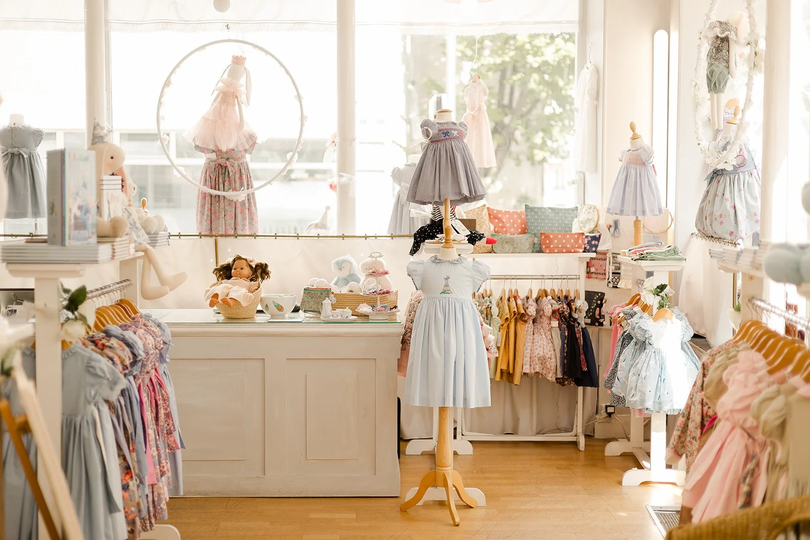Traditional authentic smocked dresses for girls