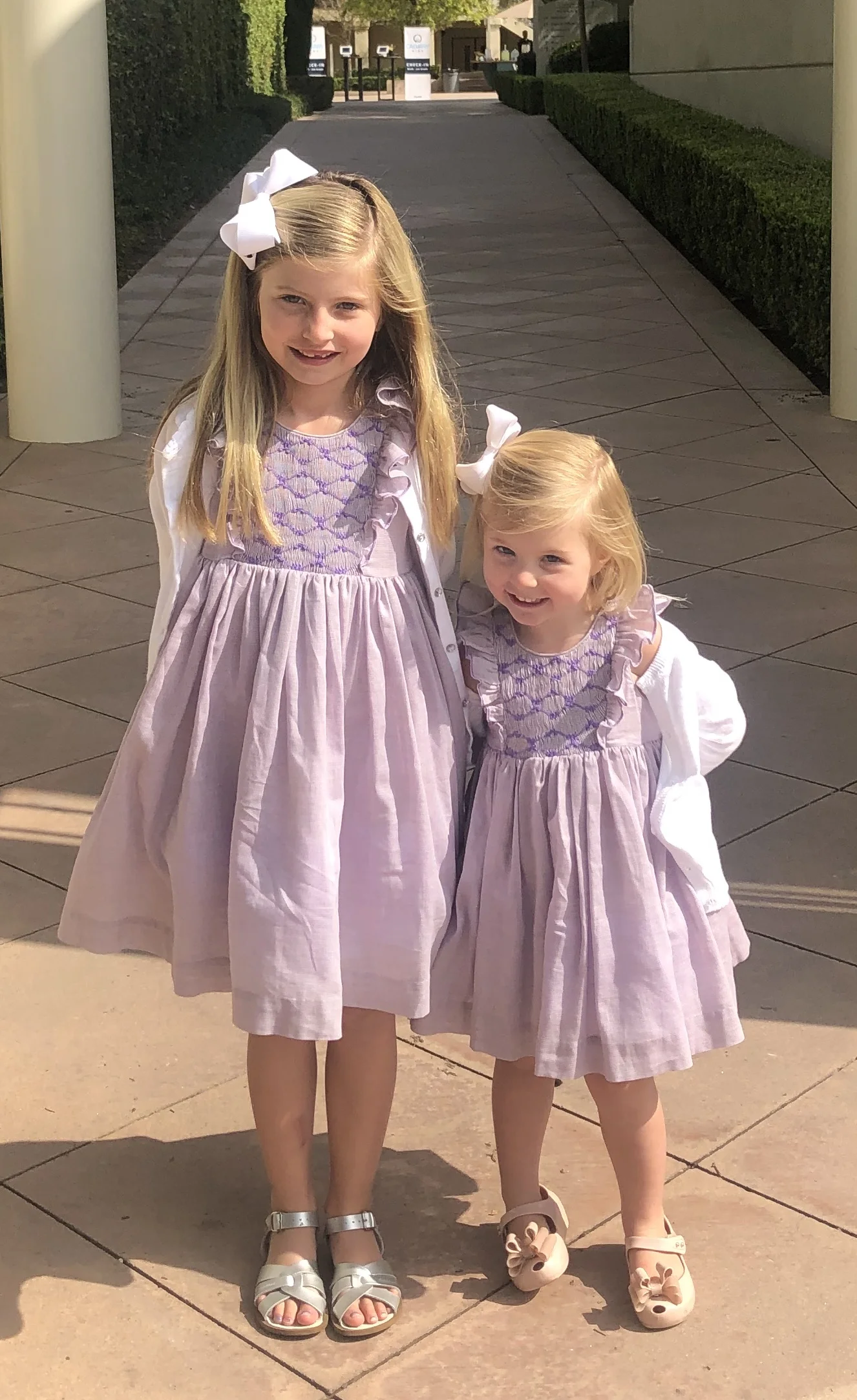 Easter celebrations in Violet handmade Netti dresses